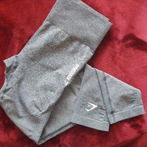 Gymshark ombre grey seamless leggings